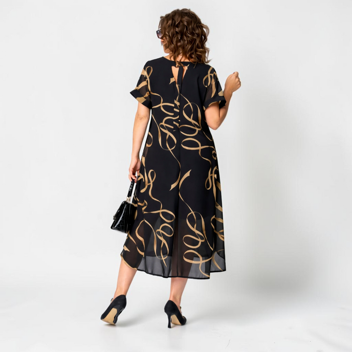 Ismara - Vestido midi ligero con escote en V