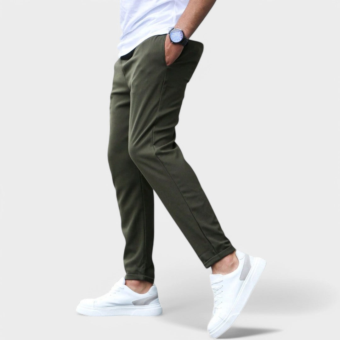 Vensix - Pantalones entallados con stretch