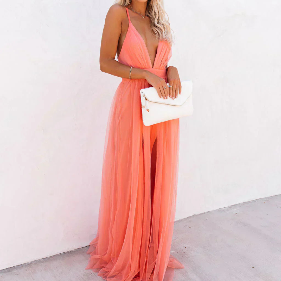 Floriane - Vestido maxi ligero