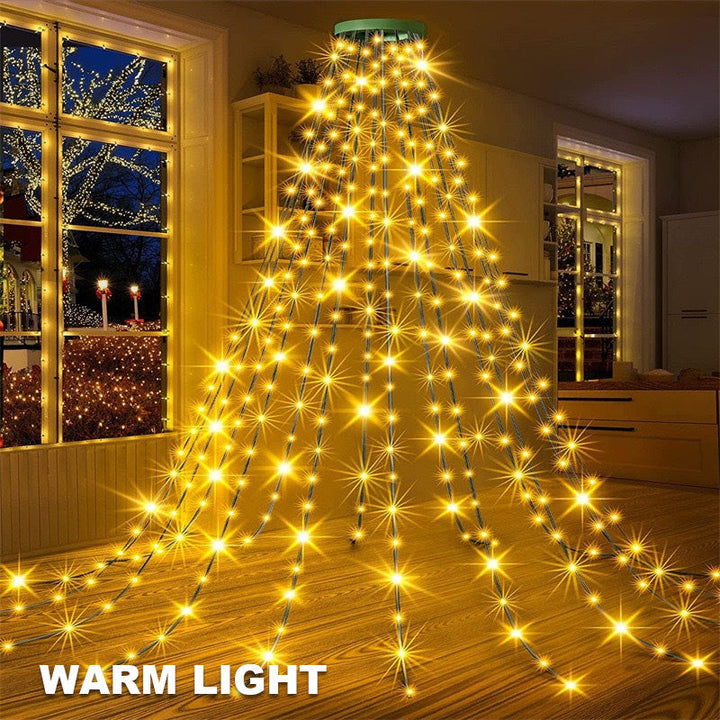 Corenne - Luces LED en Cascada para Árbol de Navidad