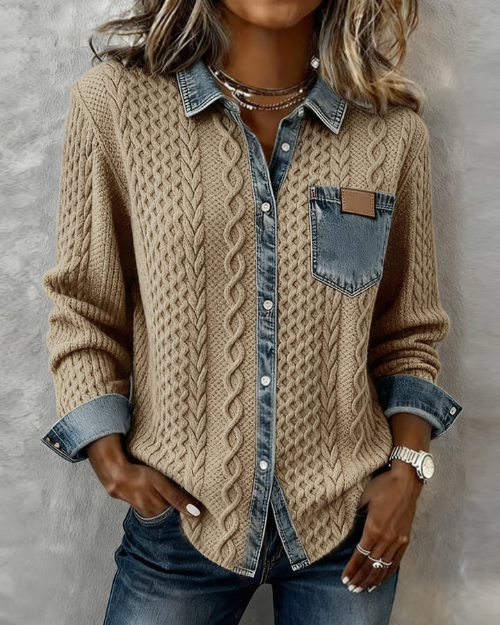 Arlette - Camisa Tipo Suéter Casual con Estilo