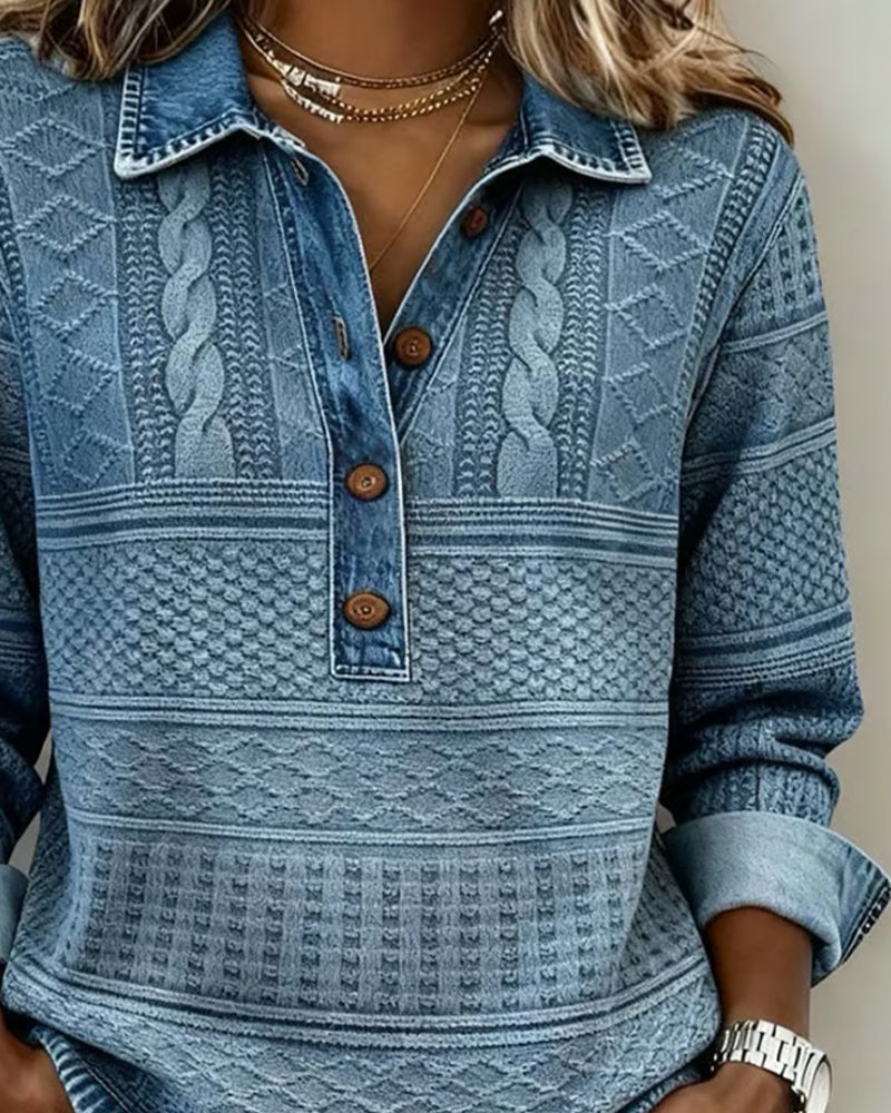 Orlissey - Camisa texturizada abotonada