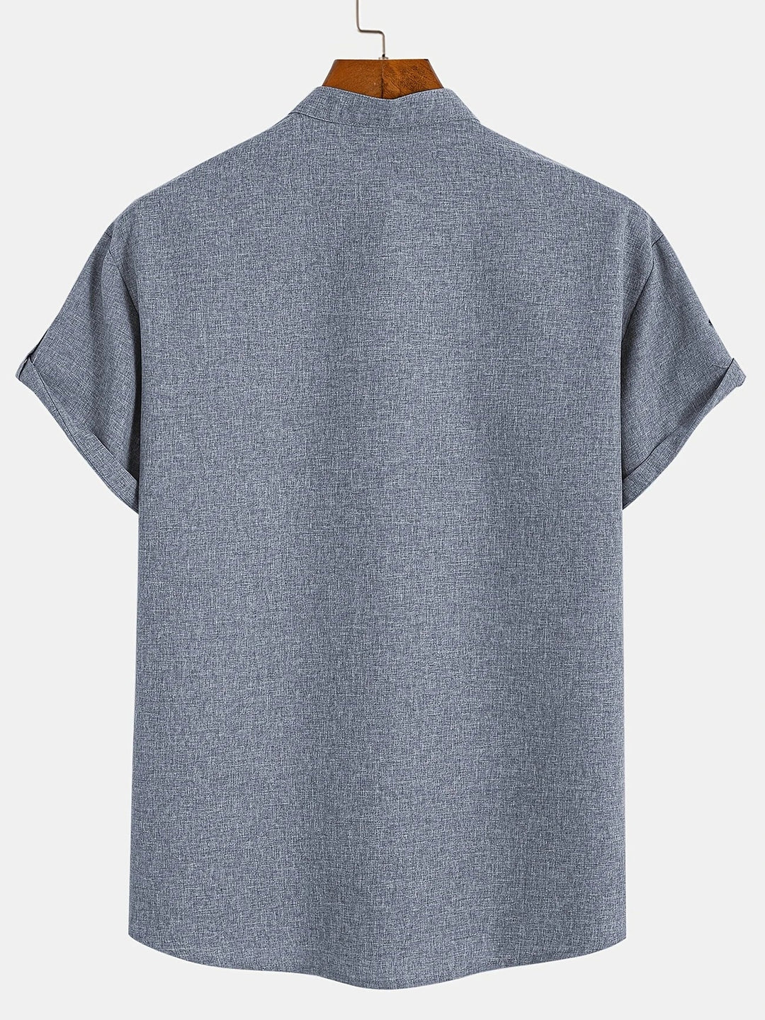 Harlan - Camisa de cuello alto texturizada
