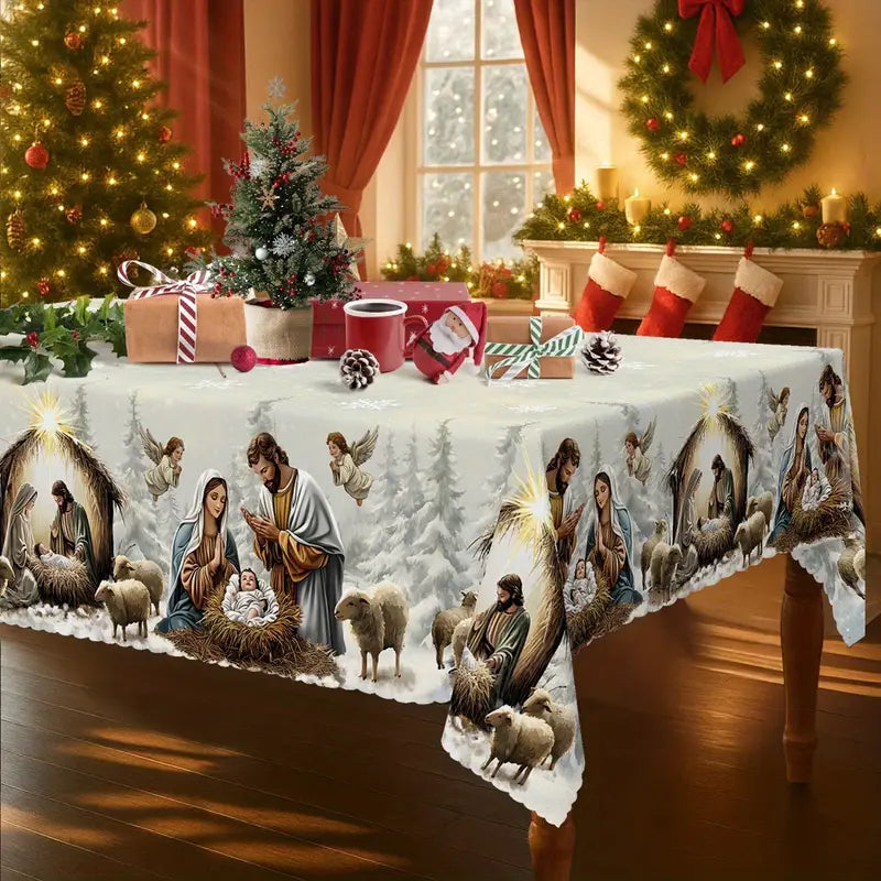 Paisley - Mantel Navideño de Natividad