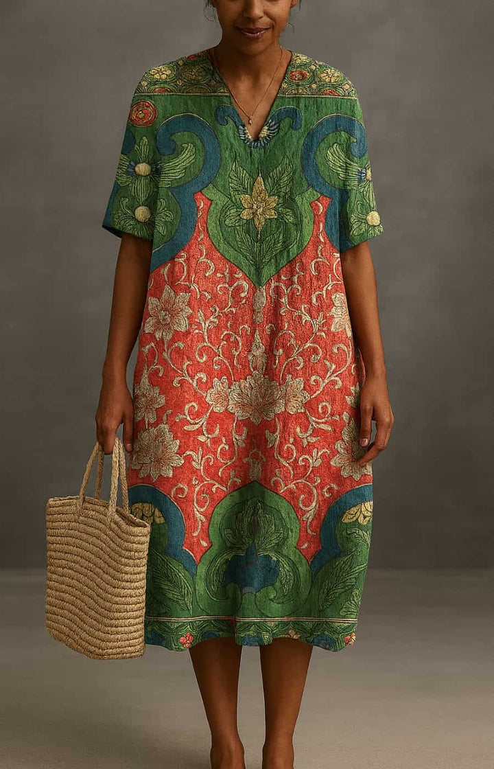 Aubrey - elegante vestido midi informal