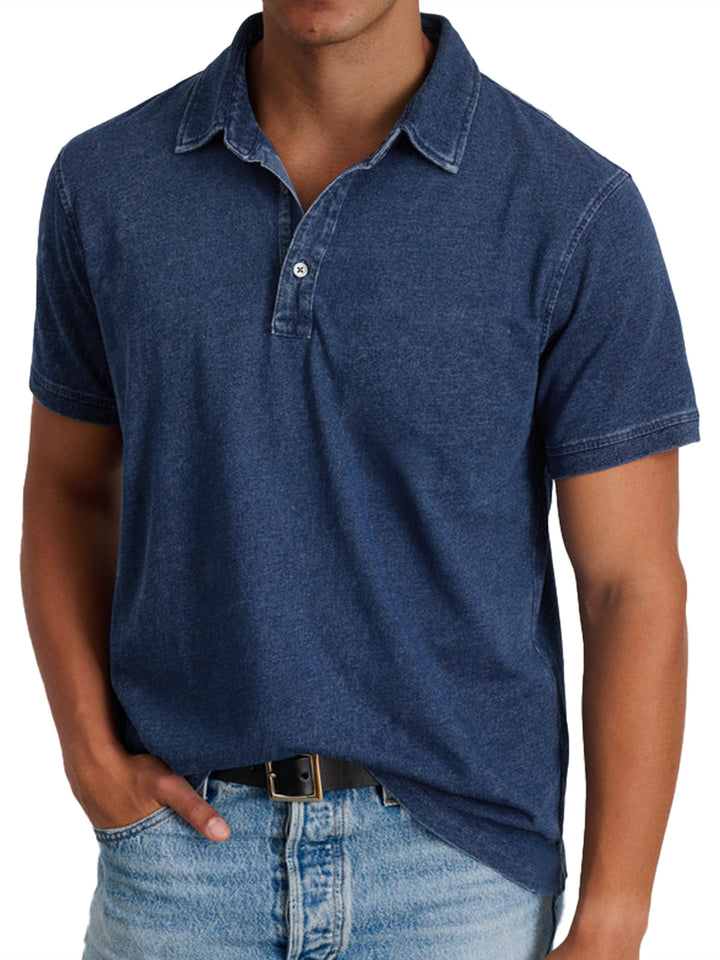Amaro - Camisa tipo polo casual con estilo