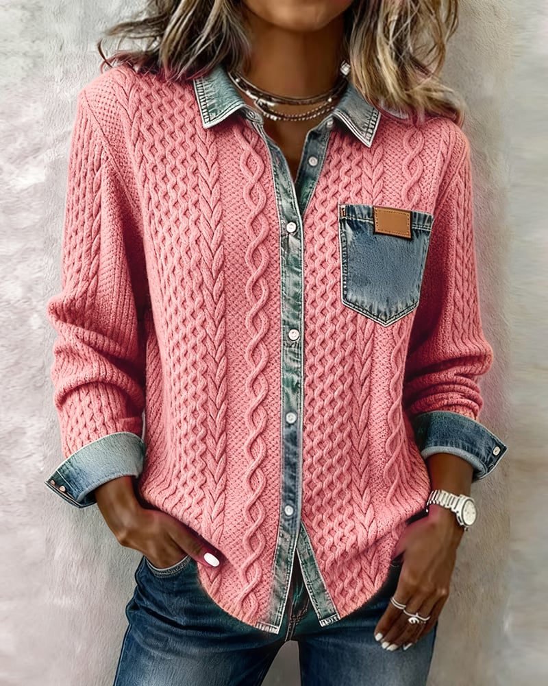 Arlette - Camisa Tipo Suéter Casual con Estilo