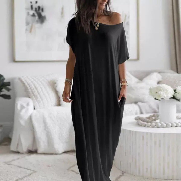 Ulissa - Vestido maxi con escote Bardot