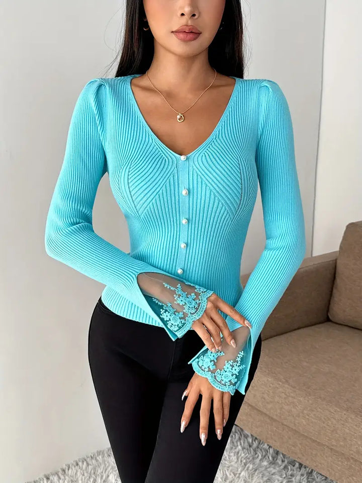 Corinne - Blusa Casual con Estilo