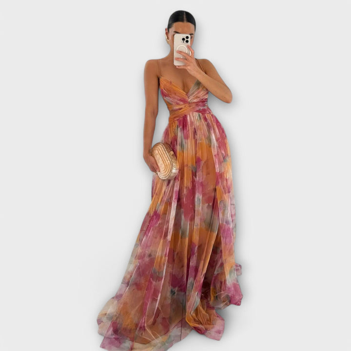 Veyna - Vestido largo moldeador