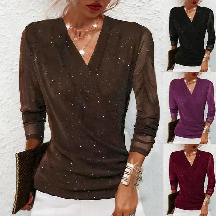Nalise - Blusa Casual Elegante