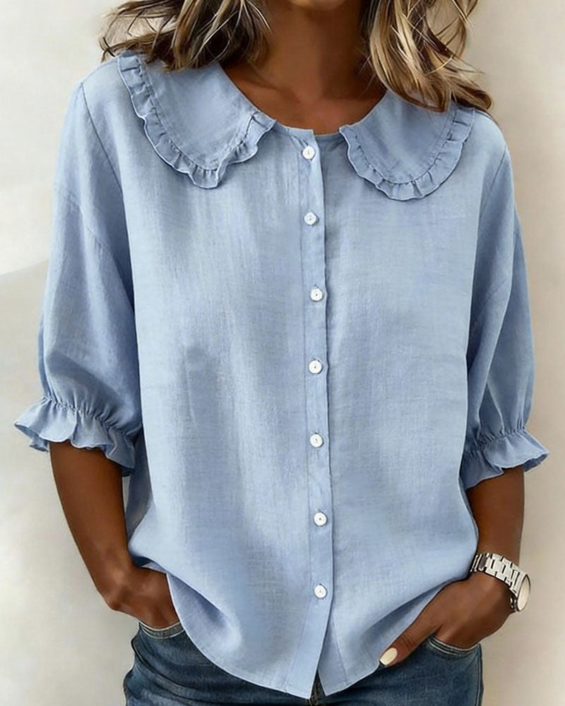 Dorothea - Camisa de lino ligera