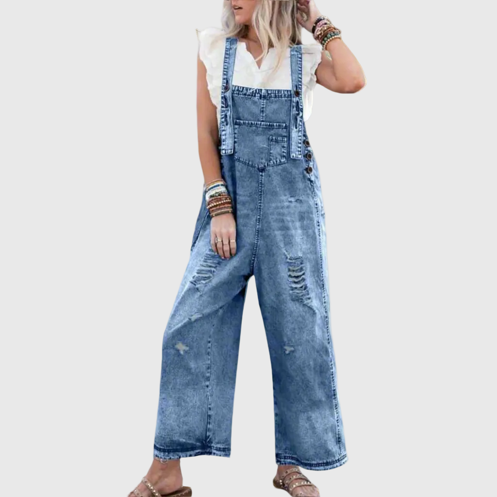 Yuna - Jumpsuit de lavado vintage