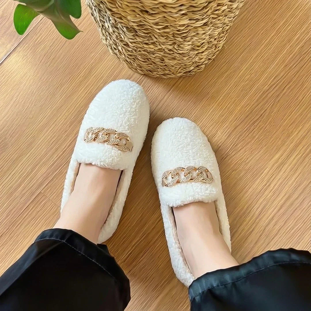 Elari - Pantuflas ergonómicas de felpa
