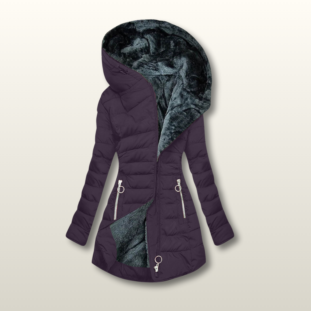 Charlotte - Abrigo con Capucha Casual Estiloso