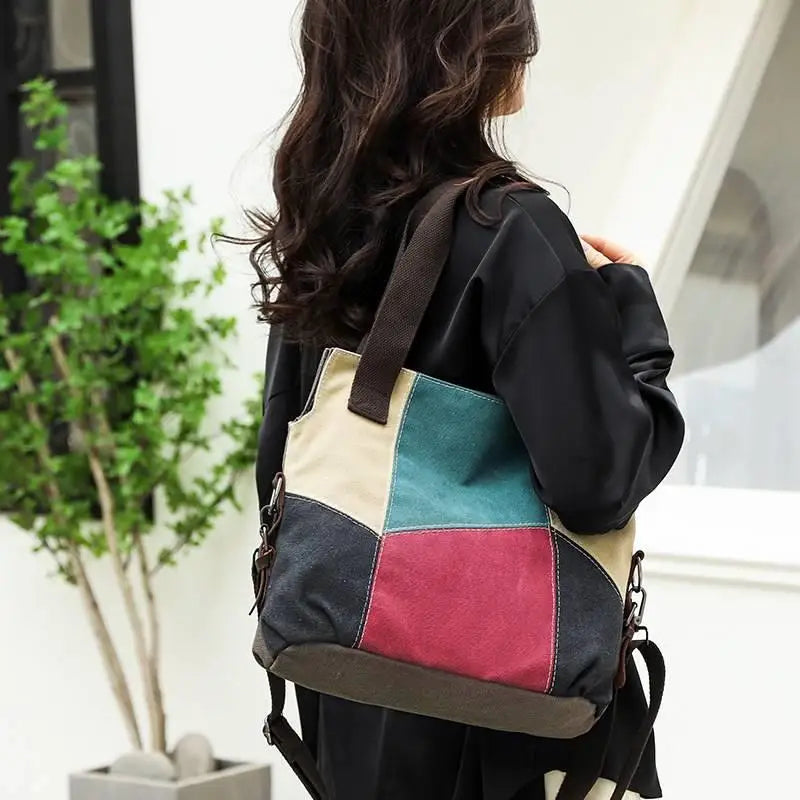 Amaya - Bolsa Tote Moderna de Lona