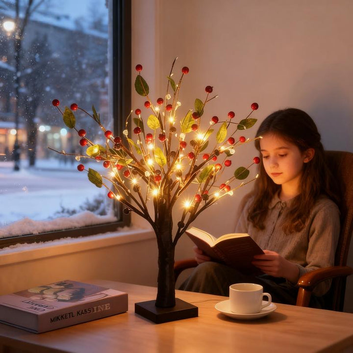 Penelope - Árbol de Mesa Decorativo con Luz LED