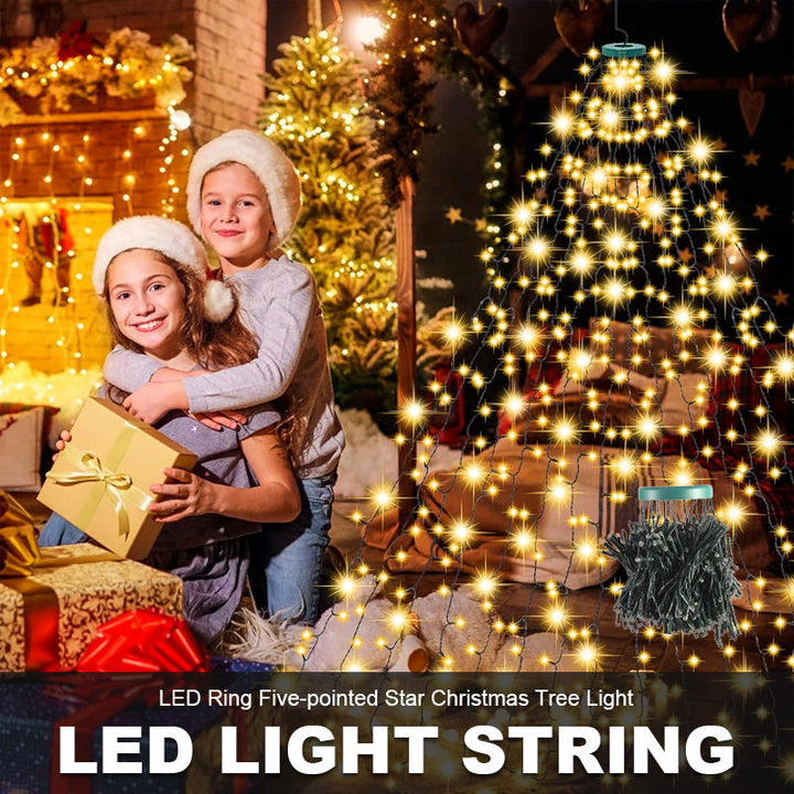 Corenne - Luces LED en Cascada para Árbol de Navidad