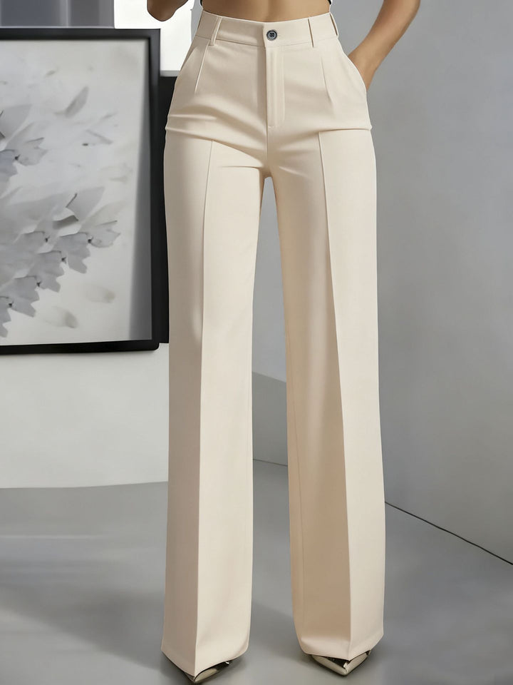Orelisse - Pantalón de tiro alto y pierna ancha