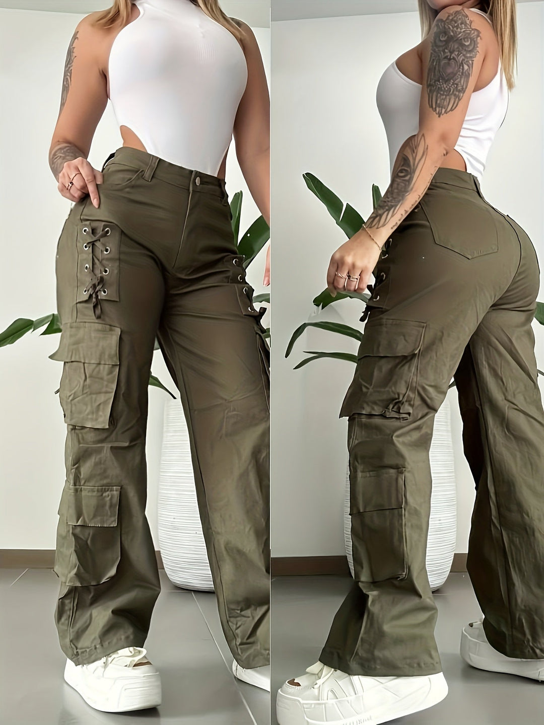 Zinia - Pantalones Casual Estilosos