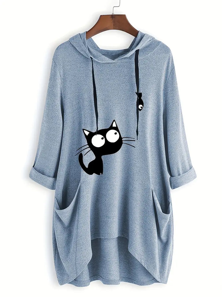 Elidi - Sudadera con capucha elegante y casual