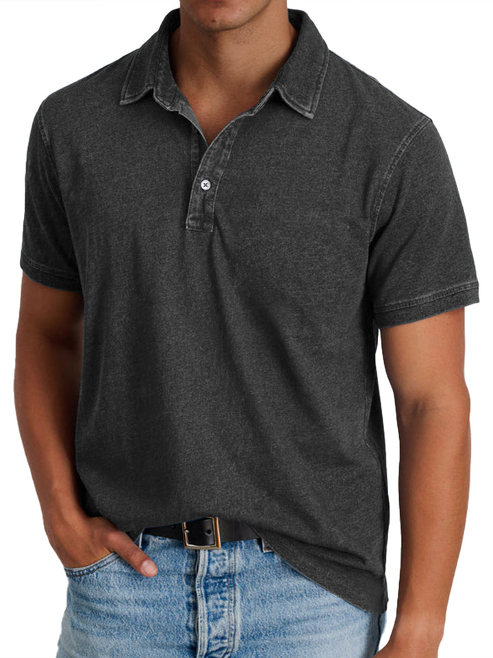 Amaro - Camisa tipo polo casual con estilo
