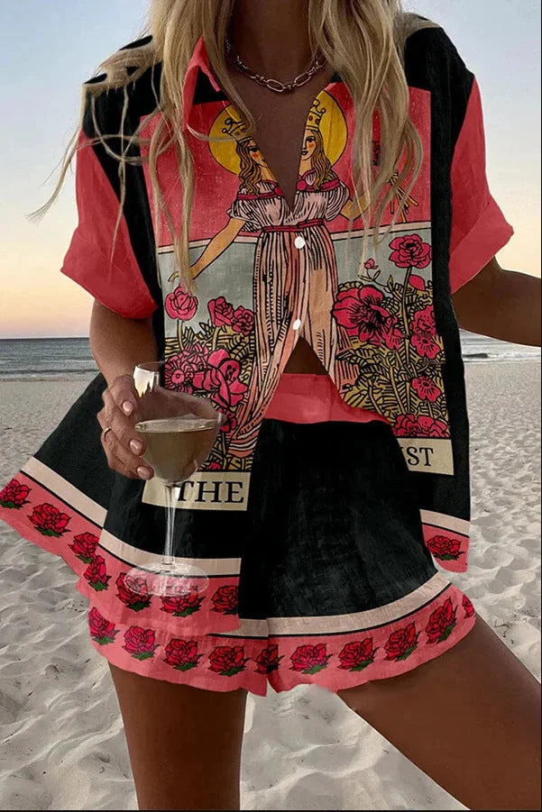 Aislynn - Elegante conjunto informal de dos piezas