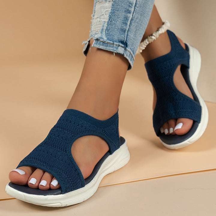 Rory - Sandalias de punta abierta con plantilla acolchada