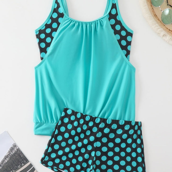 Celandine - conjunto de bikini de lunares estilo retro de secado rápido