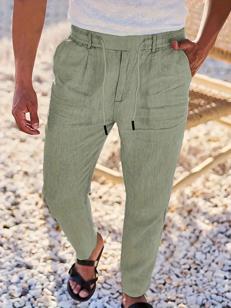 Daxon - Pantalones casuales elegantes