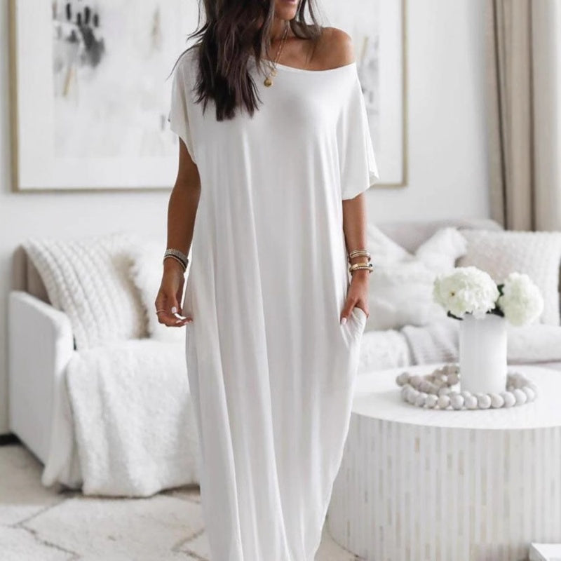 Ulissa - Vestido maxi con escote Bardot