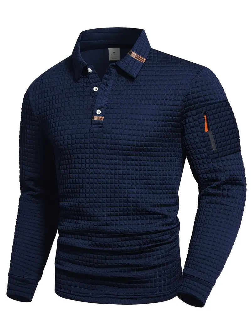 Reeve - Camisa polo texturizada