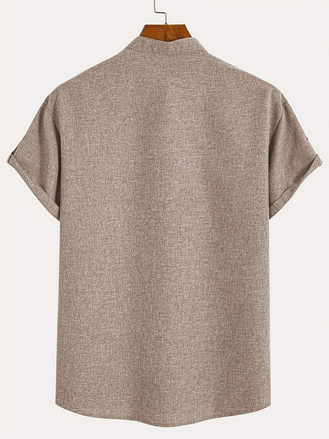Harlan - Camisa de cuello alto texturizada