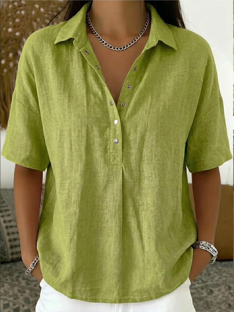 Eulalia - Blusa con cuello suave al tacto
