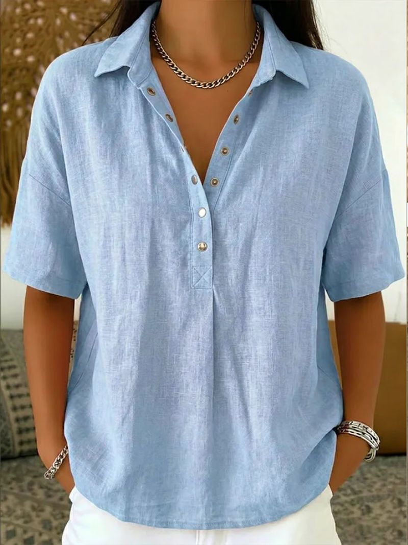 Eulalia - Blusa con cuello suave al tacto