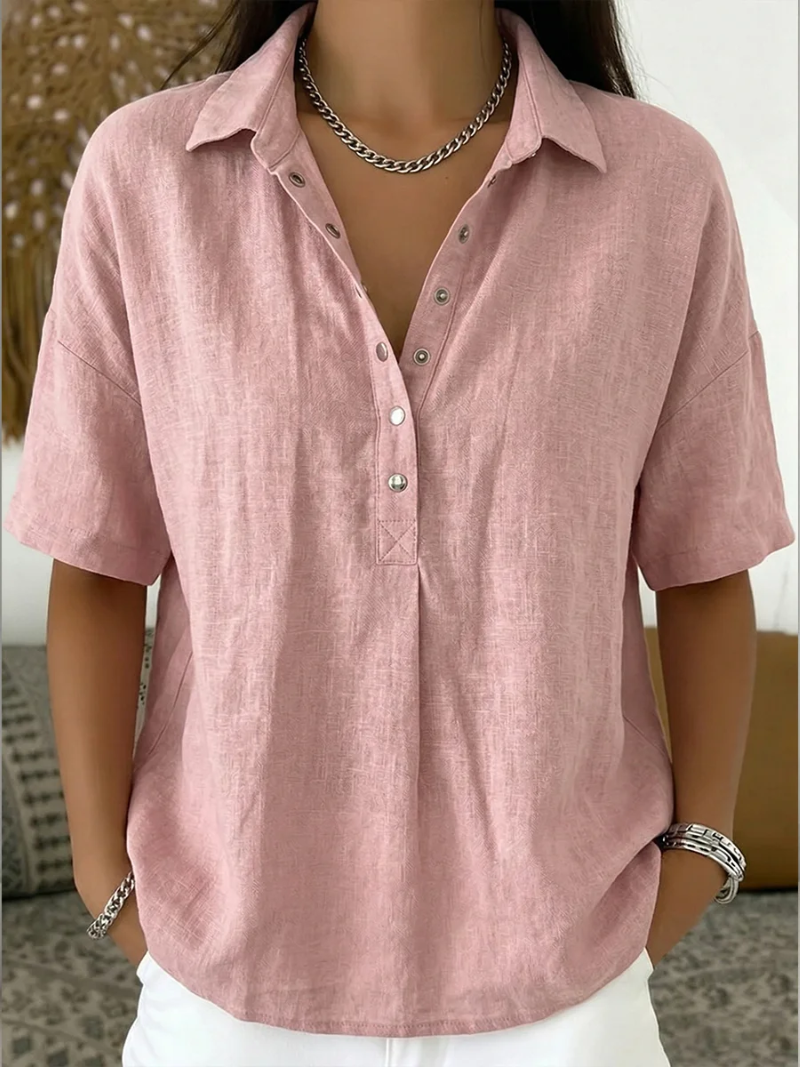 Eulalia - Blusa con cuello suave al tacto
