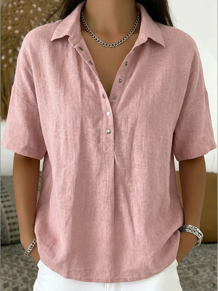 Eulalia - Blusa con cuello suave al tacto
