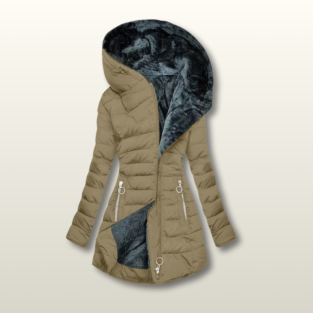 Charlotte - Abrigo con Capucha Casual Estiloso