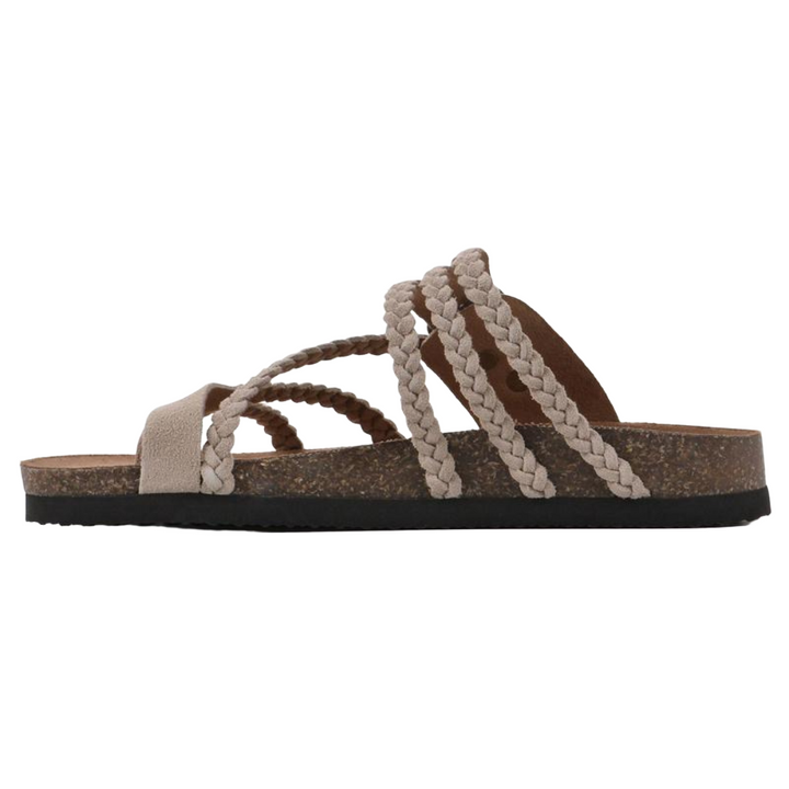 Petrona - Sandalias tejidas con plantilla acolchada