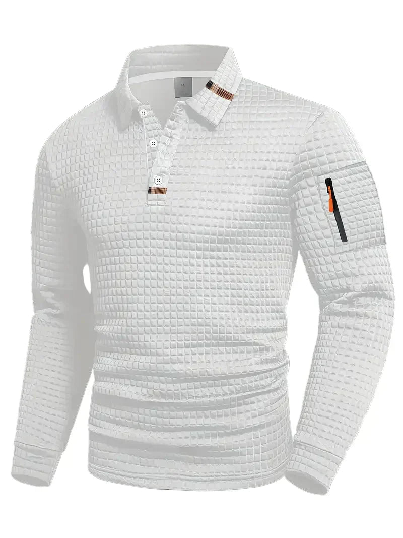Reeve - Camisa polo texturizada