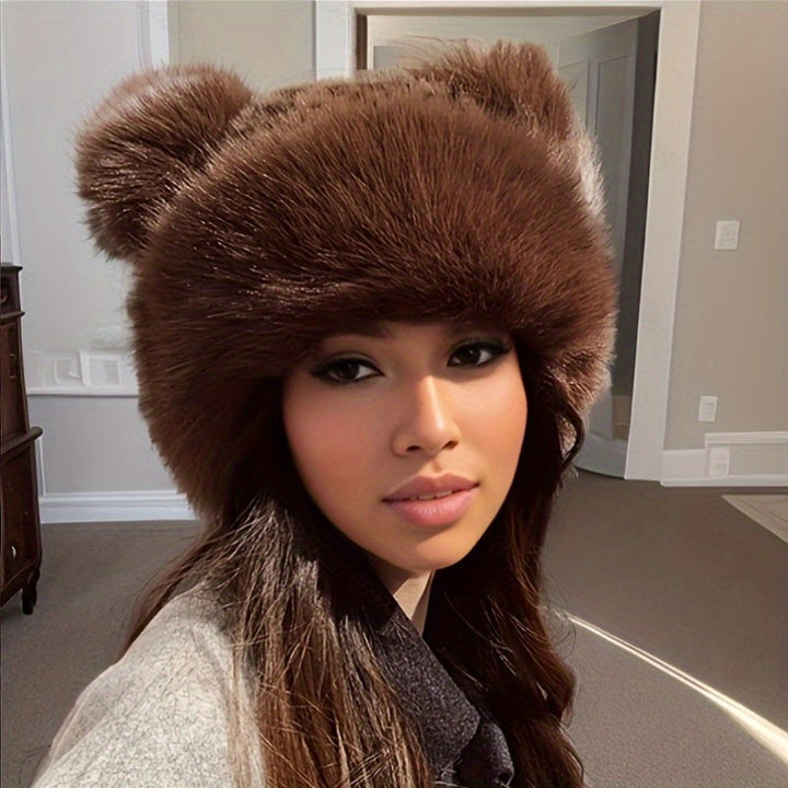 Avira - Gorro con Pompón para Mantener el Calor