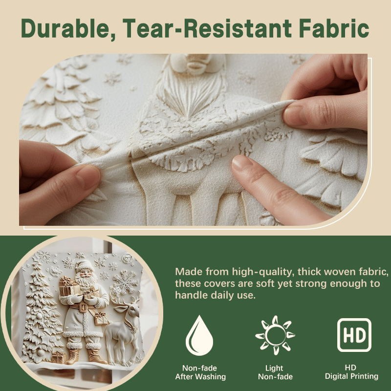 Jeslynn - Fundas de Cojín Navideñas para Sofá