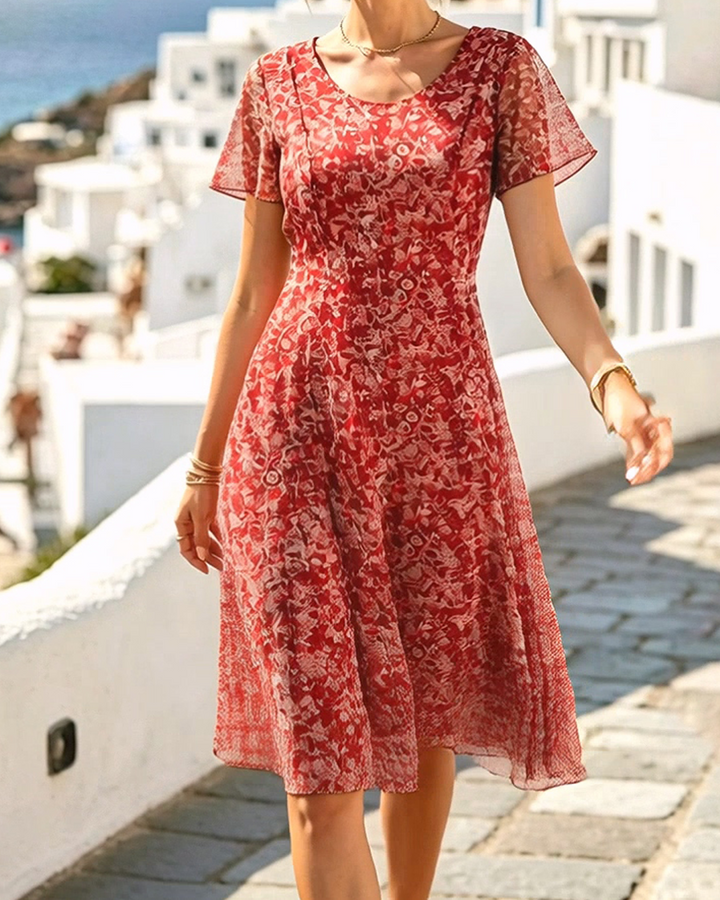Kynara - Vestido estampado a la rodilla
