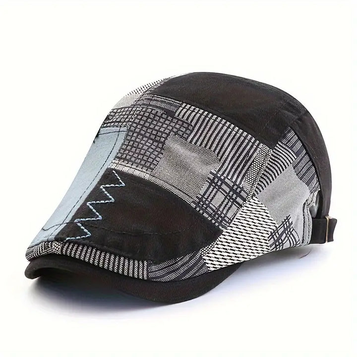Kolton - gorra informal y elegante con diseño patchwork