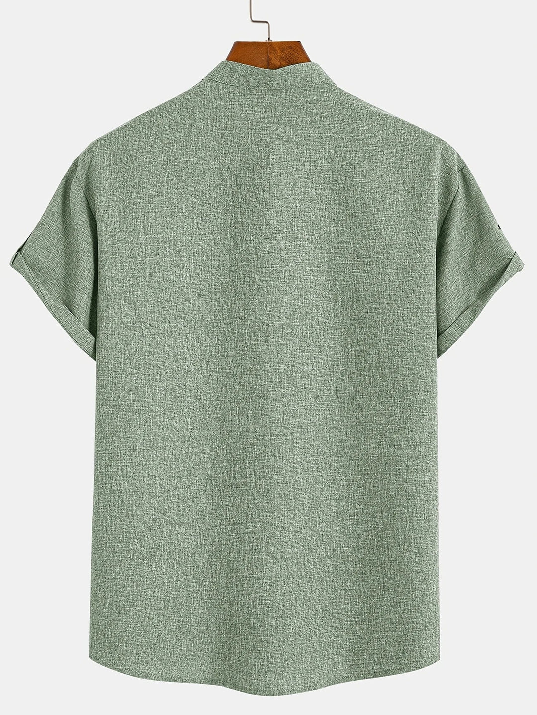 Harlan - Camisa de cuello alto texturizada