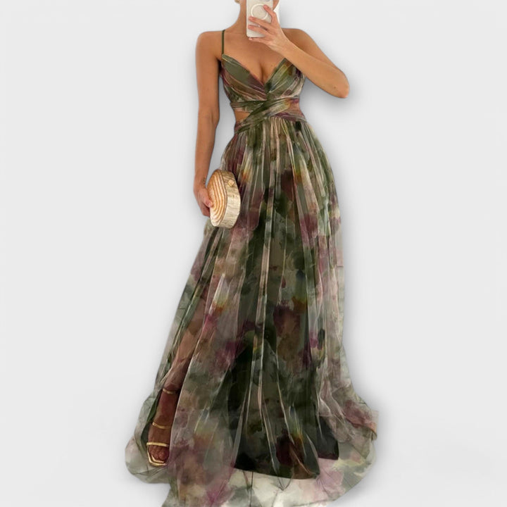 Veyna - Vestido largo moldeador