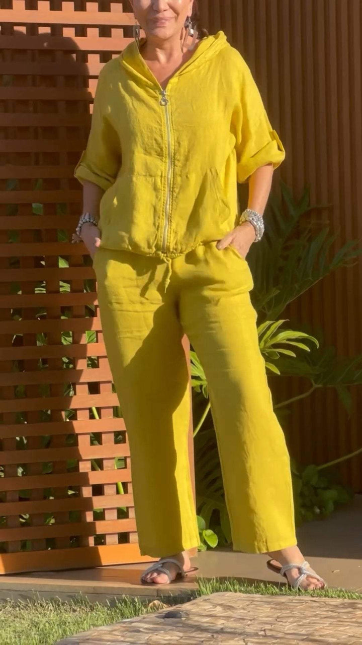 Florina - Conjunto de sudadera con cierre y pantalón