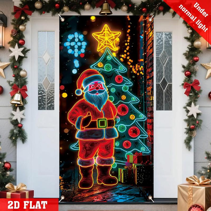 Caroline - Letrero Navideño Neón para Puerta
