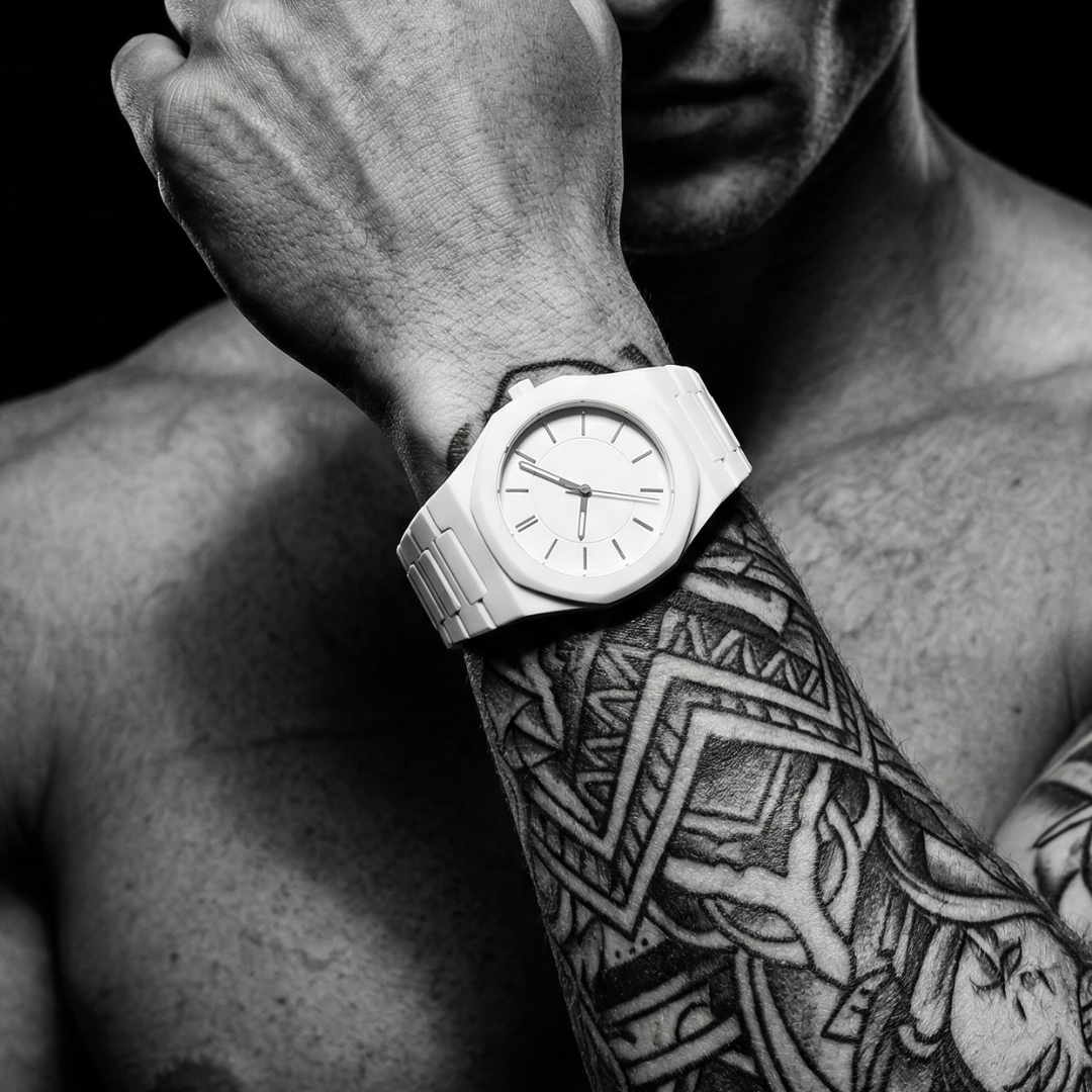 Nevrick - Reloj octagonal discreto