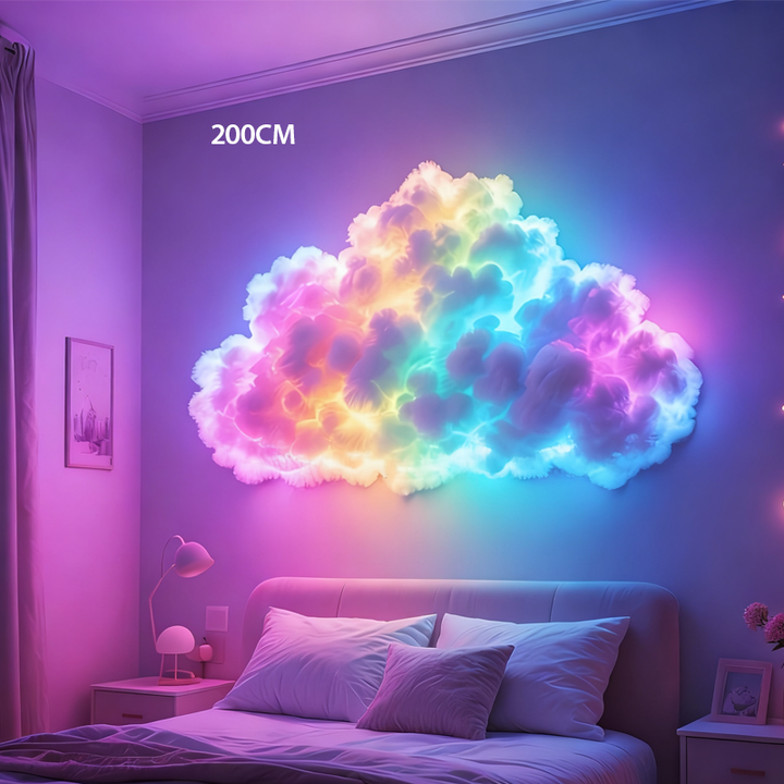 Liliana - Lámpara de Pared RGB en Forma de Nube